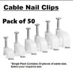 Cable Nail Clips