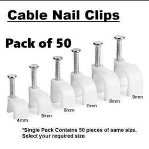 Cable Nail Clips