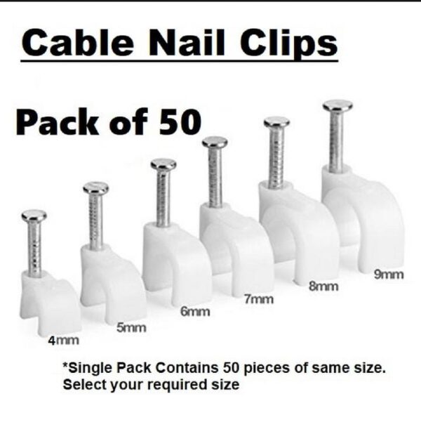 Cable Nail Clips
