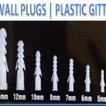 white Plastic wall Plugs | plastic Gitti